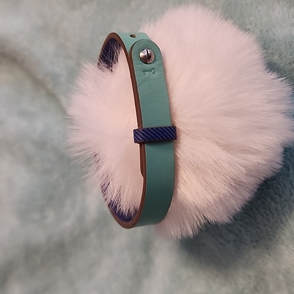 Keep Collective Leather Double Sided Blue Textured/Light Blue Bracelet - Picture 2 of 2